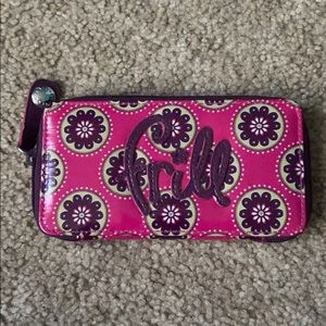 Vera Bradley “Frill” Pen and Tab Holder